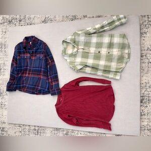Boys Fall Flannel & Thermal Bundle
